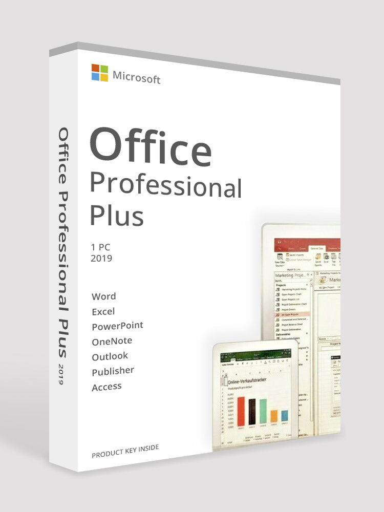 Microsoft Office 2019 Professional Plus (PC) - Digital levering - Dansk - Microsoft Konto